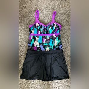 Zero Xposur Swim Tank Sz. 12 & Wave Zone Swim Bottoms Sz. 10
